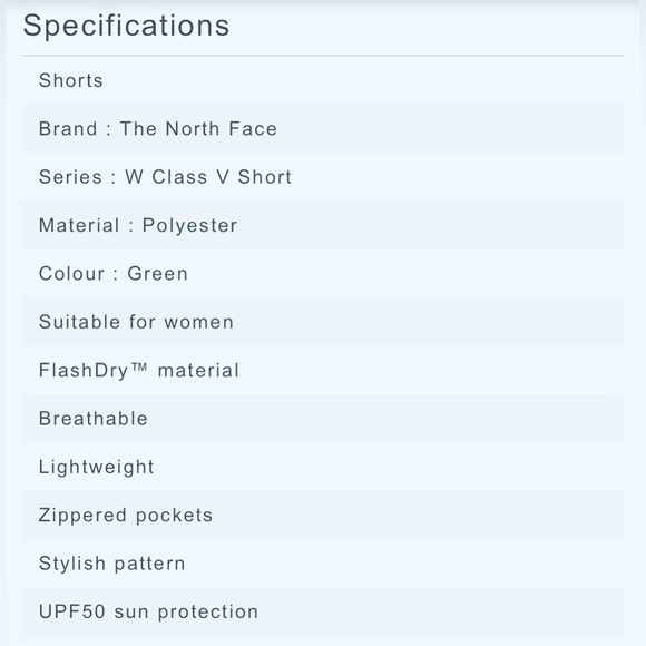 The North Face Women Class V Four Leaf Clover Chevron Print Shorts NWOT - Picture 11 of 13